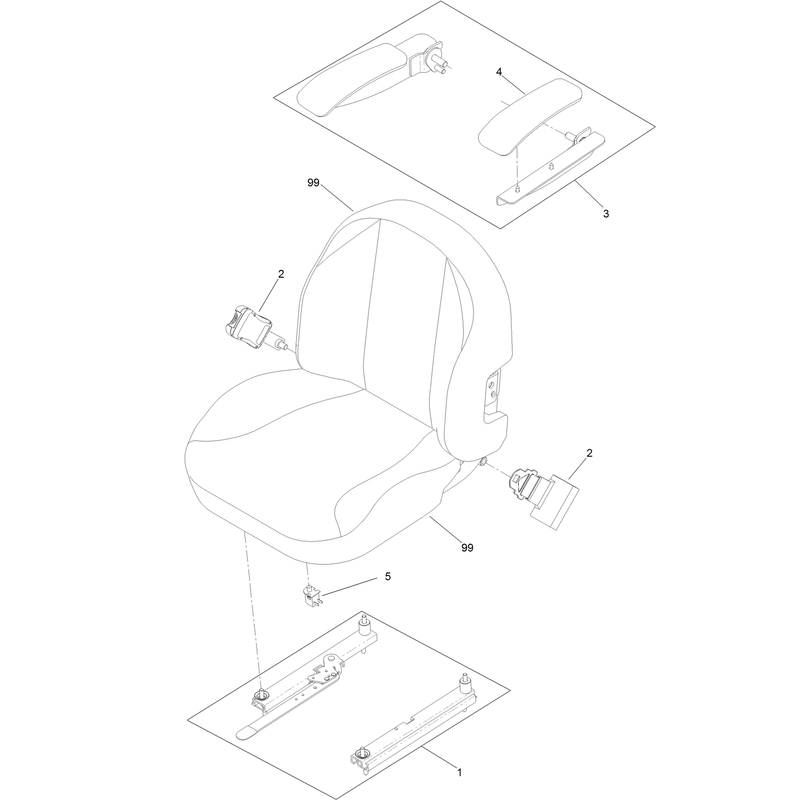 Seat Assembly No 127-9538