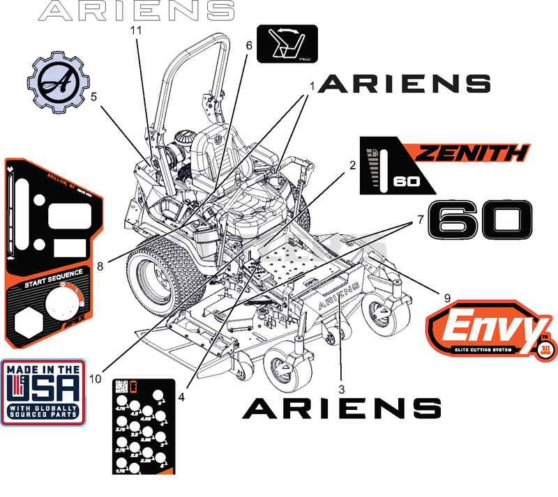 Decals - Style - 60" - ZENITH