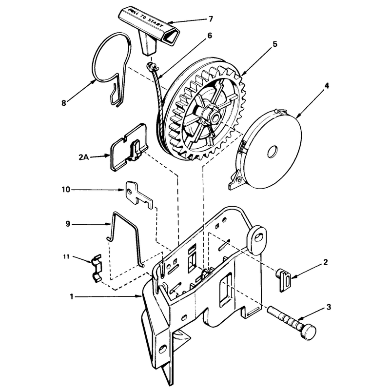 Rewind Starter N0-590531