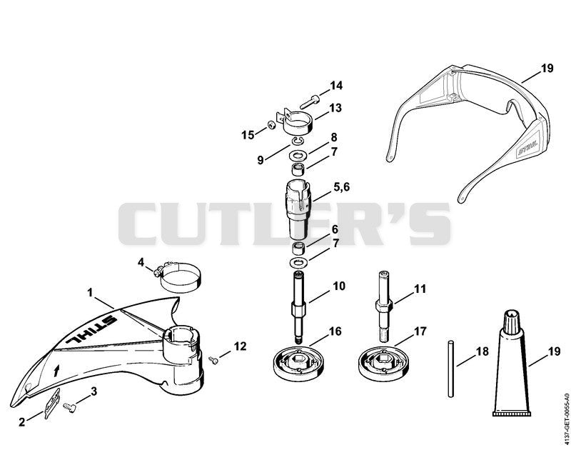 Deflector, Bearing housing