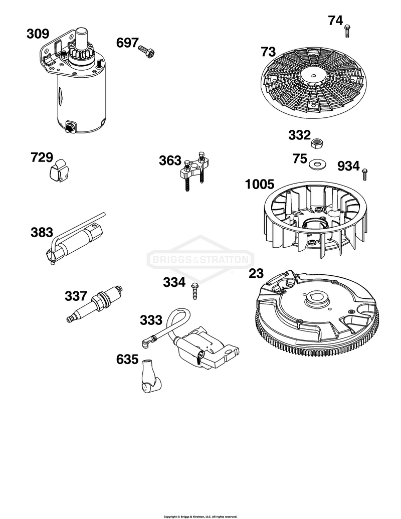 Flywheel, Ignition, and Starter Group