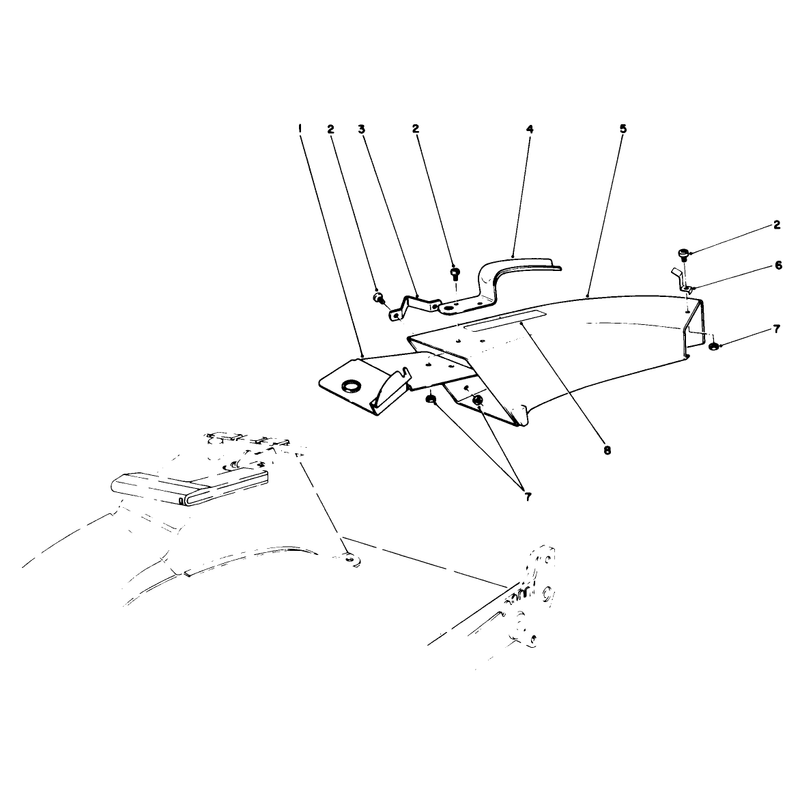 Side Discharge Chute Model No 59108 Optional