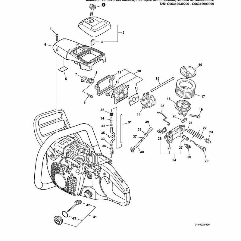 Intake, Cylinder Cover, Ignition Switch, Fuel System