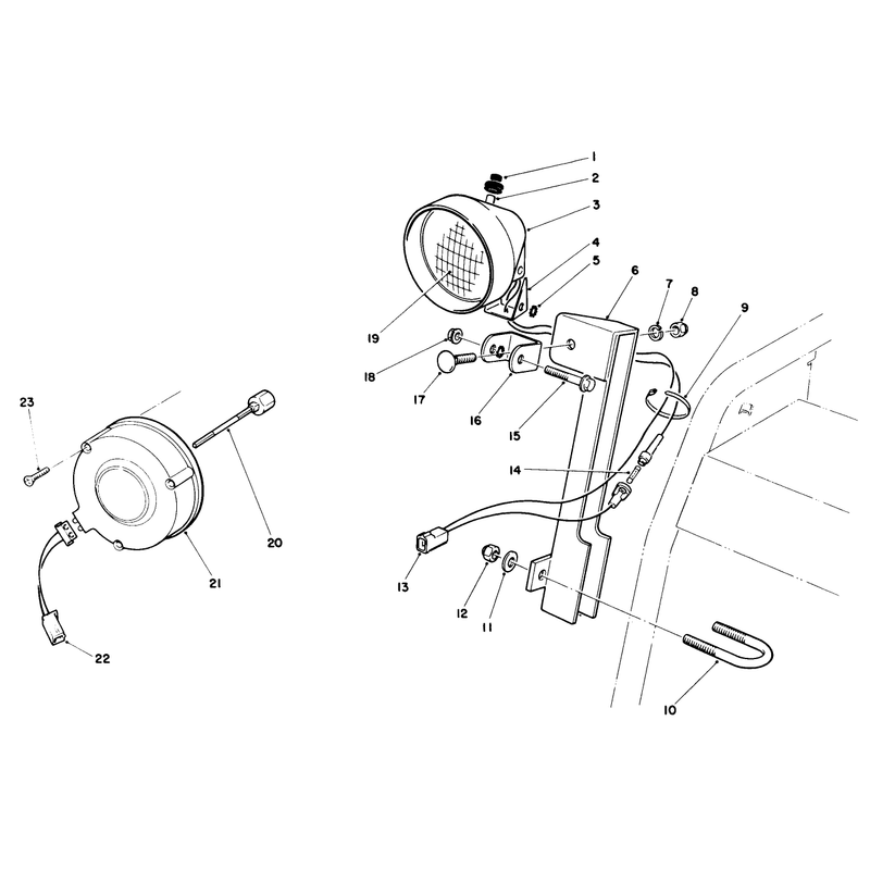 Light Kit No. 66-7930 (optional)