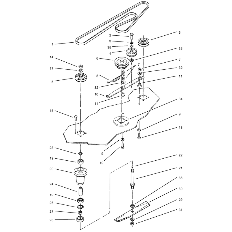 Belt & Spindle Assembly