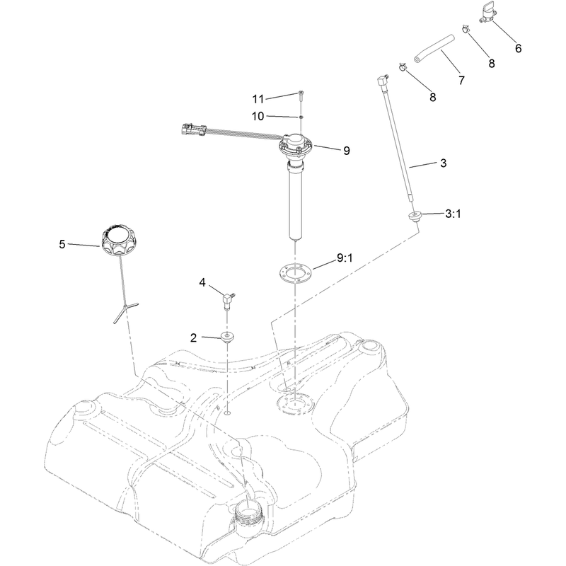 Fuel Tank Assembly No. 116-3978