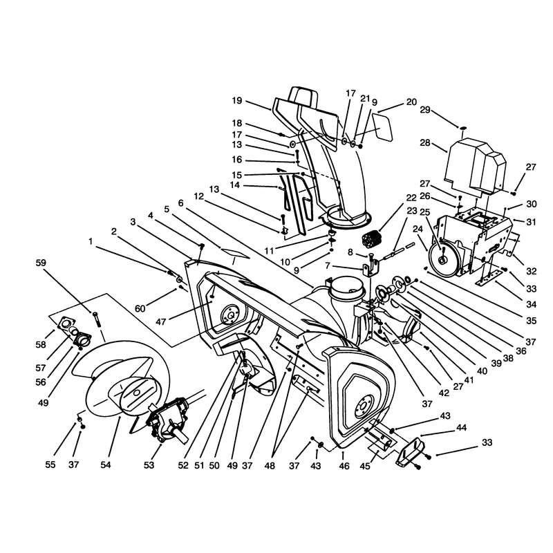 Housing & Chute Assembly