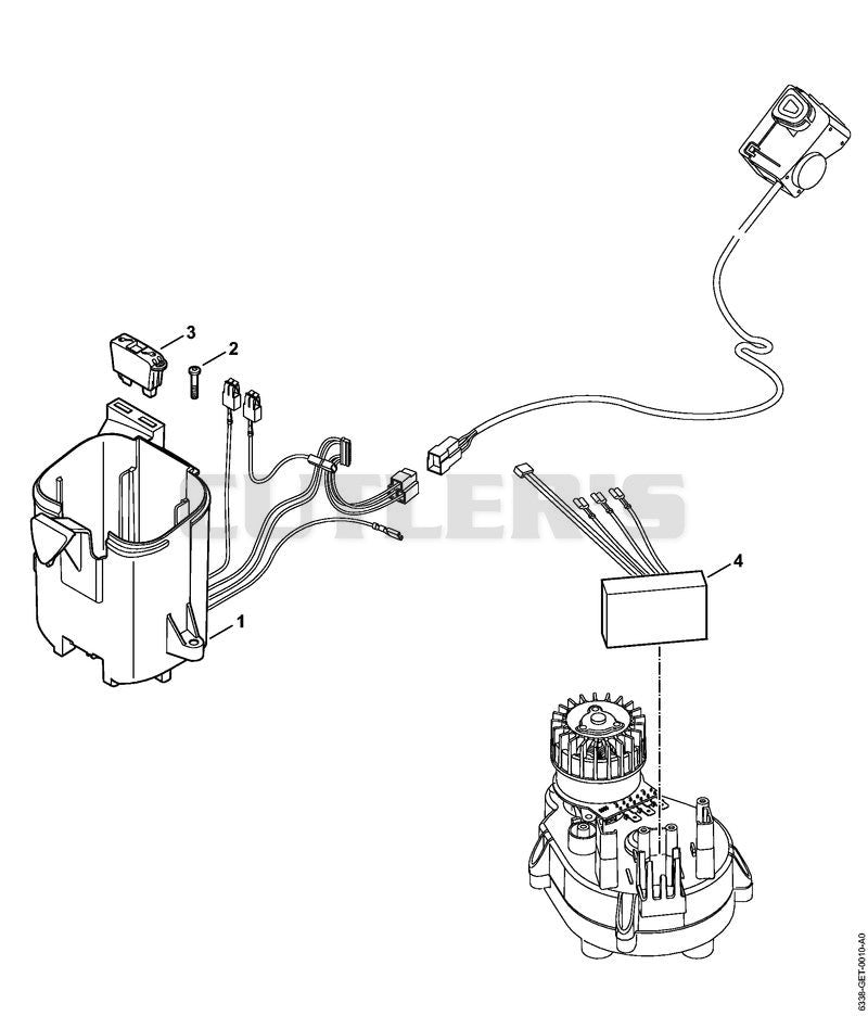 Battery holder, electronic module
