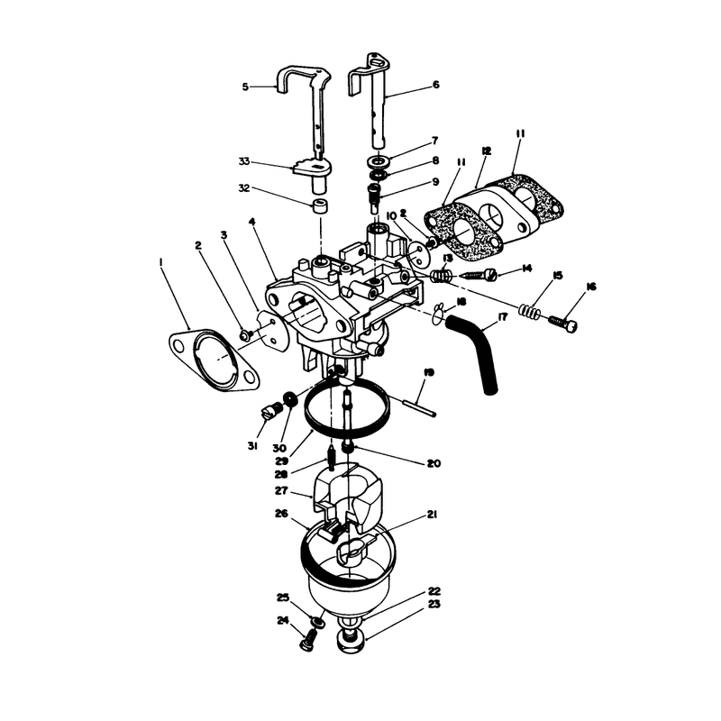 Carburetor Assembly Model No Vmh7