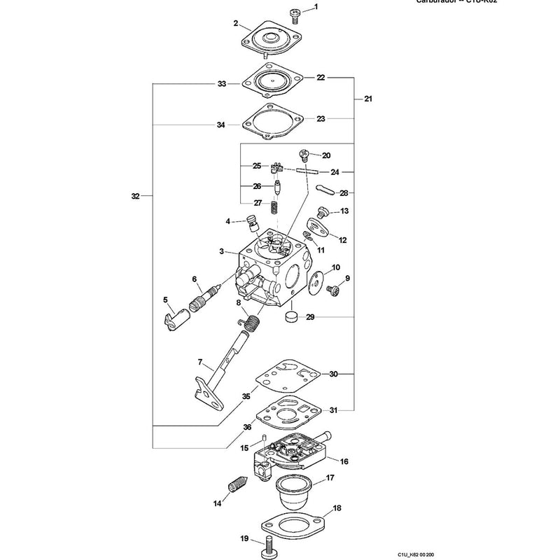 Carburetor -- C1U-K62