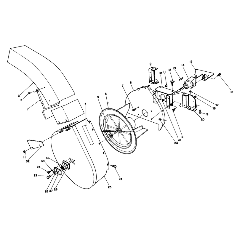Grass Collection System Model No 30751 Optional