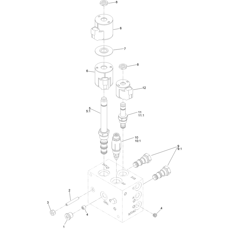 Lift and Fold Valve Assembly No 142-8862