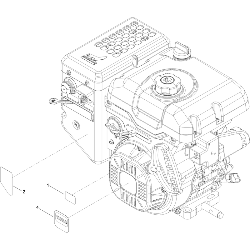 Engine Decal Assembly