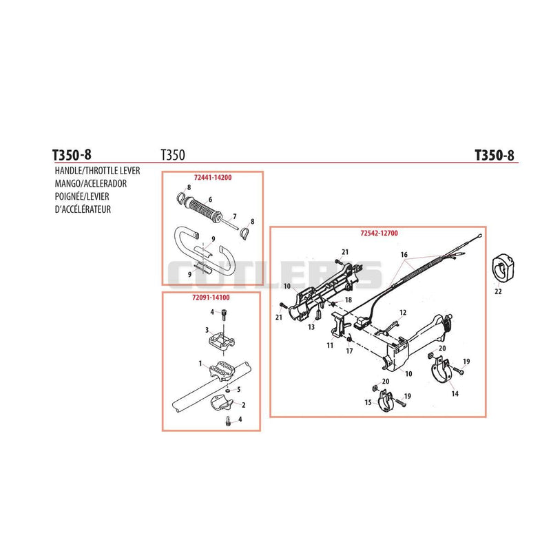 HANDLE/THROTTLE LEVER