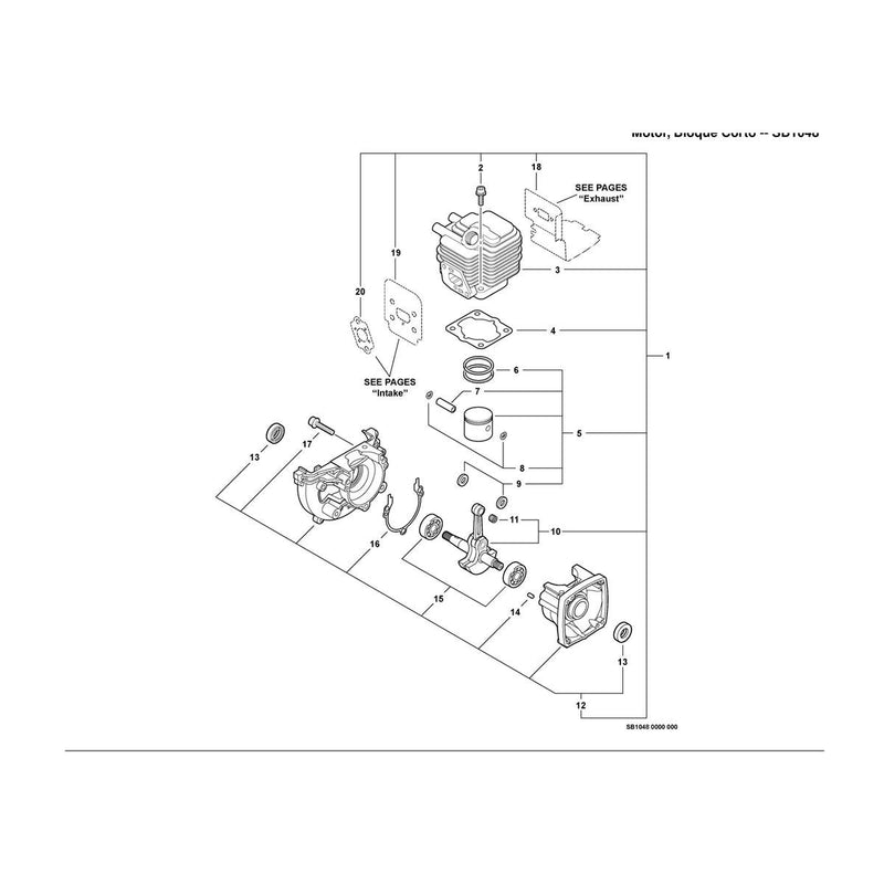 Engine, Short Block -- SB1048