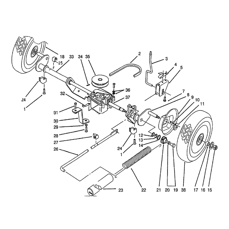 Rear Axle Assembly