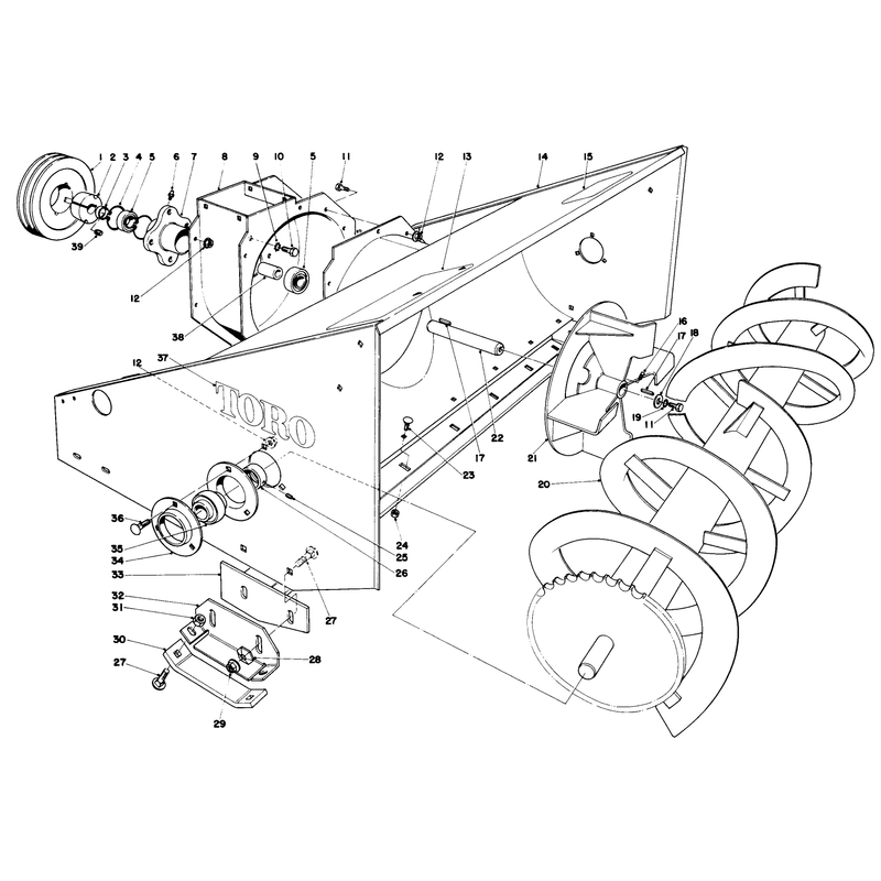 48in Snowthrower Model No 30570 Optional