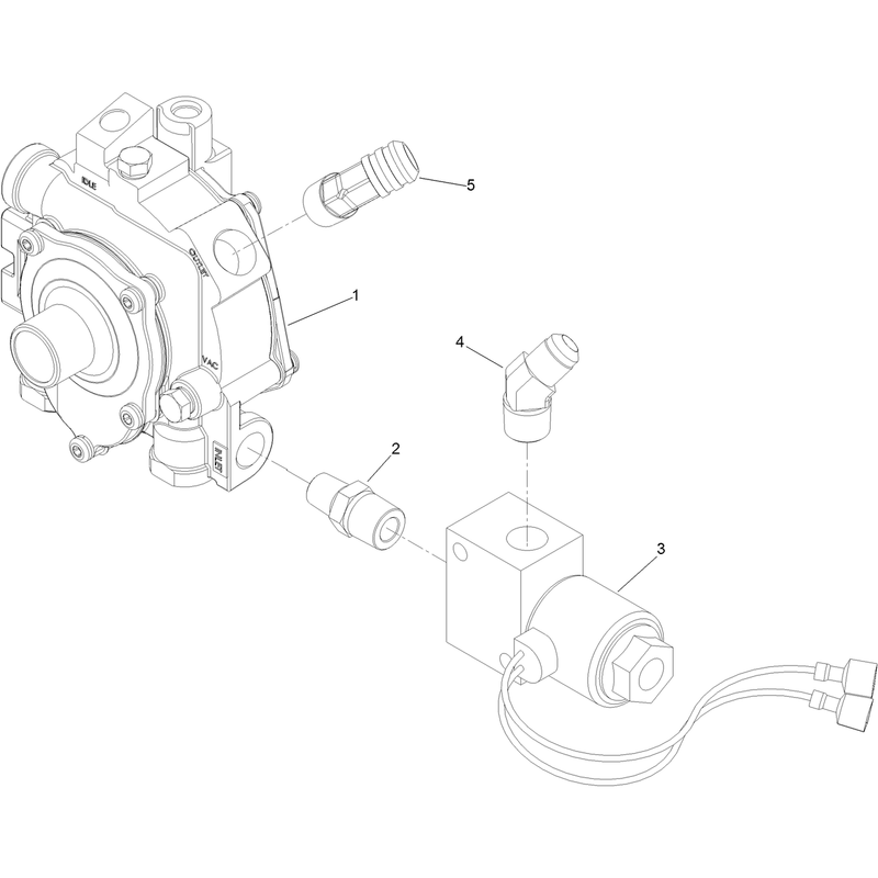 LPG Solenoid Regulator Assembly