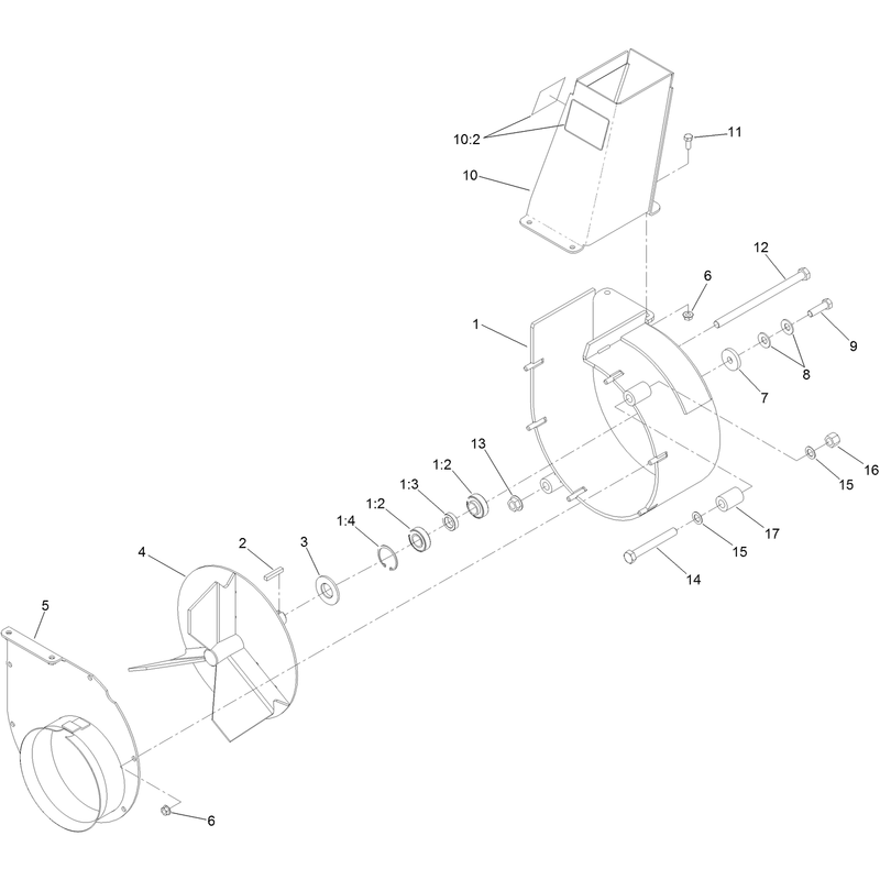 Blower Assembly No 116-9649