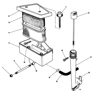 Air Cleaner and Oil Fill Tube Assembly