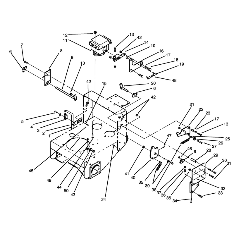 Hydraulic Pump and Linkage Assembly