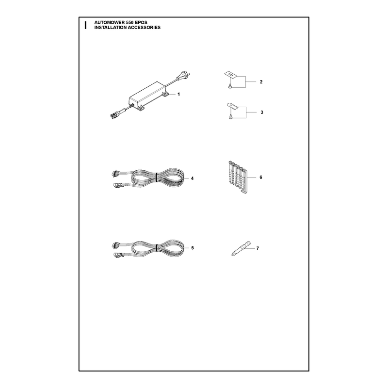 INSTALLATION ACCESSORIES