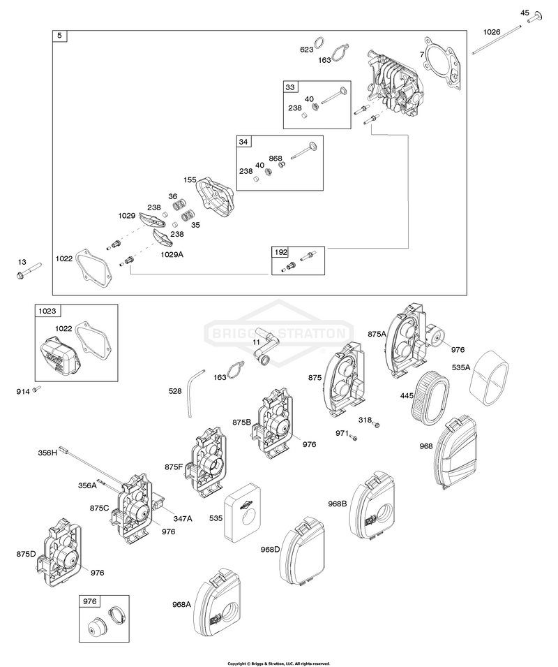 Air Cleaner, Cylinder Head