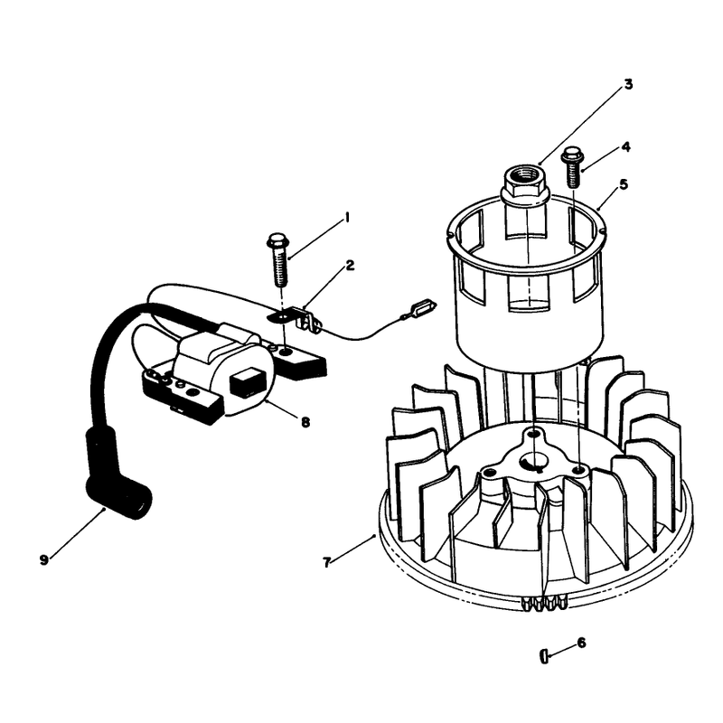 Magneto and Flywheel Assembly
