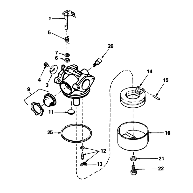 Carburetor No 632098
