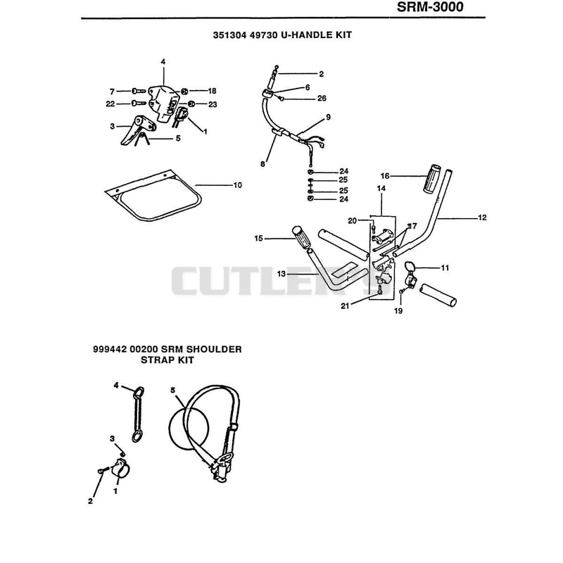 U-Handle Kit Includes The Following Items