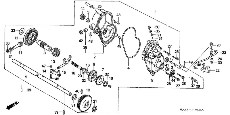 TRANSMISSION (HRC215K1,  HRC216/K1 - SDA, SXA)