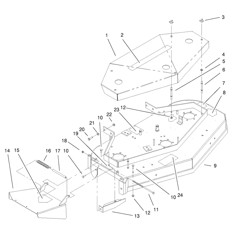 48in Deck Assembly