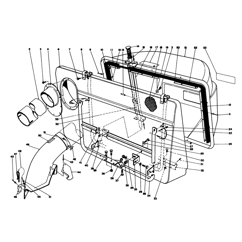 Easy-Empty Grass Catcher Model 59111 (optional)