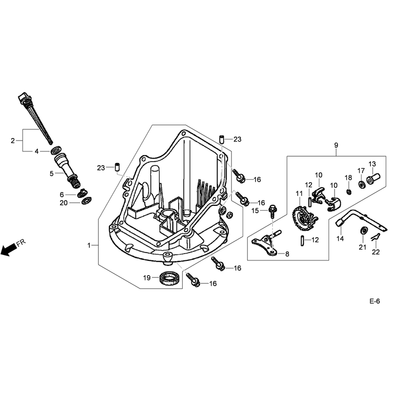 Oil Pan Assembly Honda GCV160A-NBL1