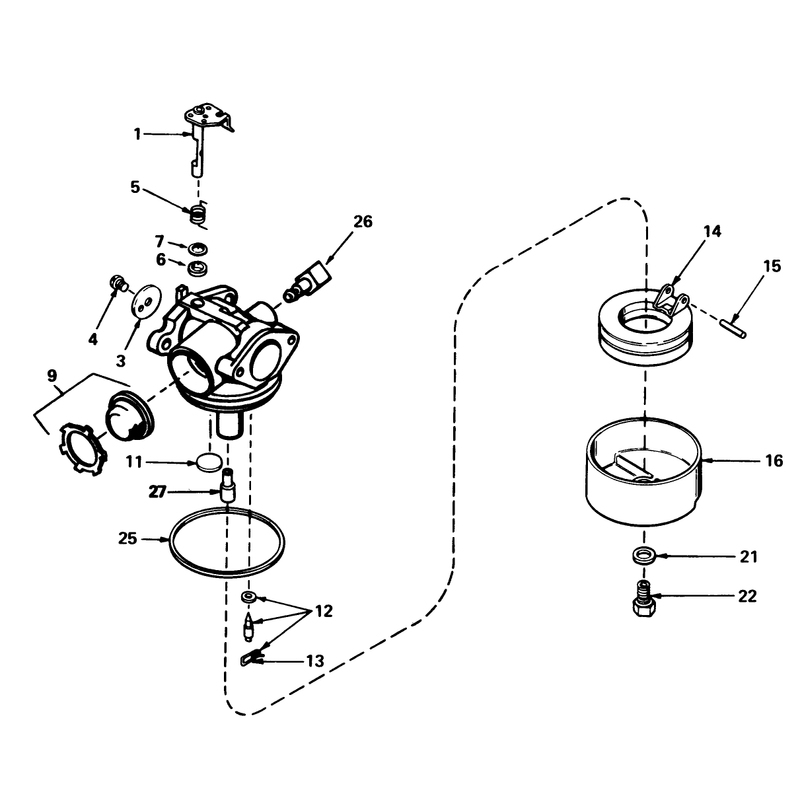 Carburetor No 632050a