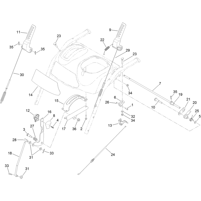 Handle and Control Assembly