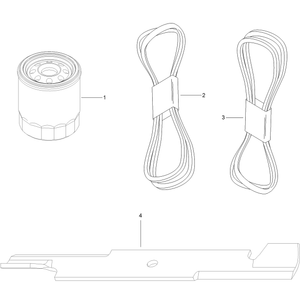 MVP Belt and Blade Kit Assembly No 135-2254