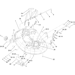 38in Deck Assembly