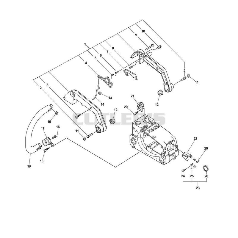 HANDLES, THROTTLE CONTROL