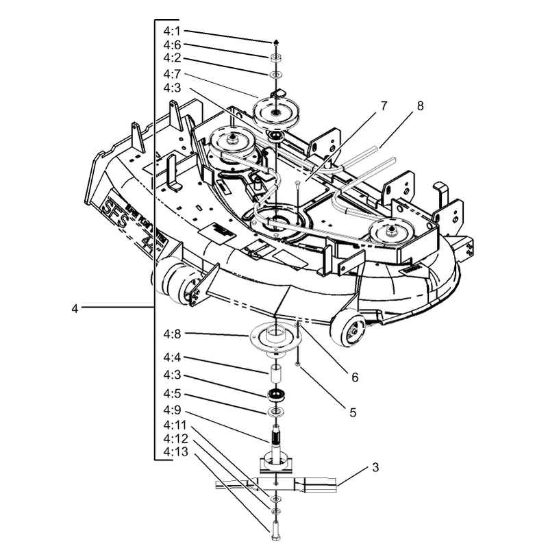 Deck Spindle Assembly