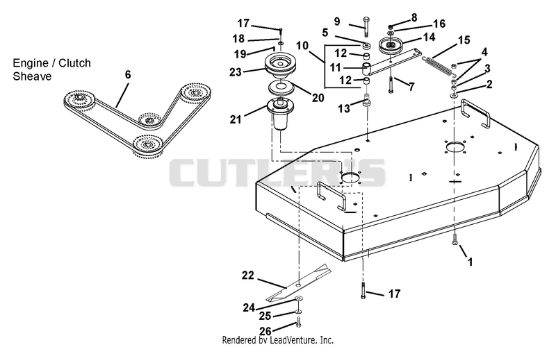 Belts, Idlers And Blades - 32" And 36"