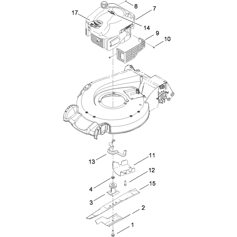 Engine and Blade Assembly