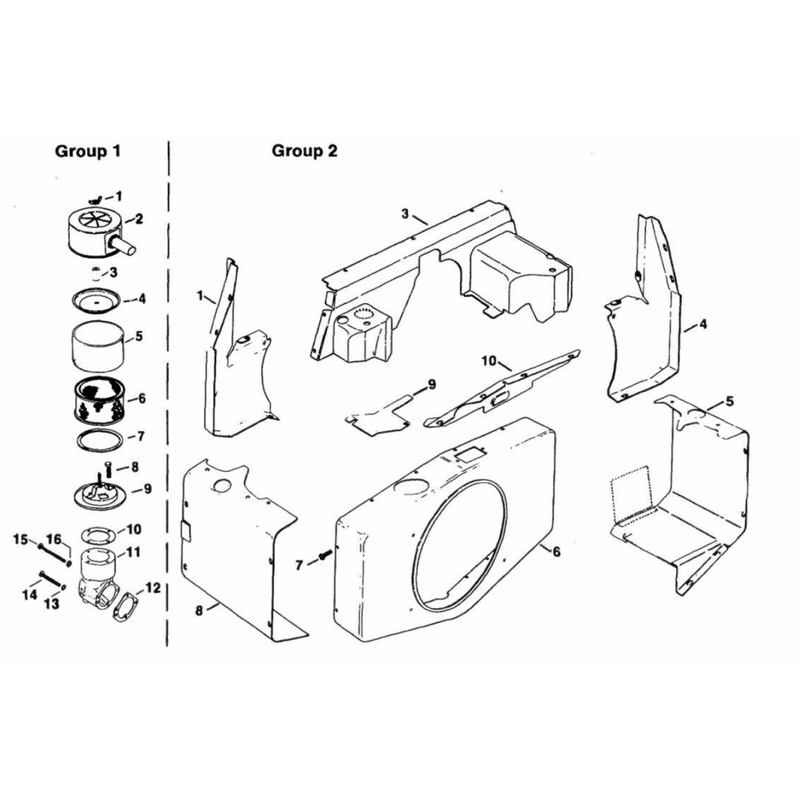 Breather and Vent Engine Kohler Model No Kt17qs Type No 24324
