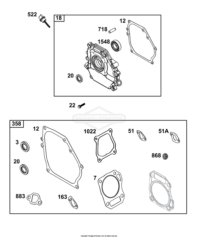 Crankcase Cover/Sump and Lubrication Group
