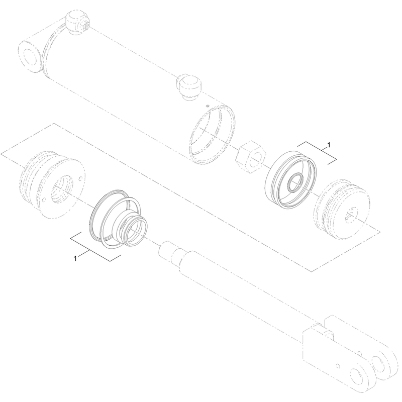 Hydraulic Cylinder Assembly No 139-0779