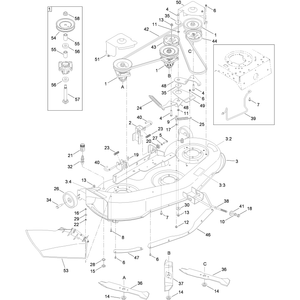 46 Inch Deck Assembly