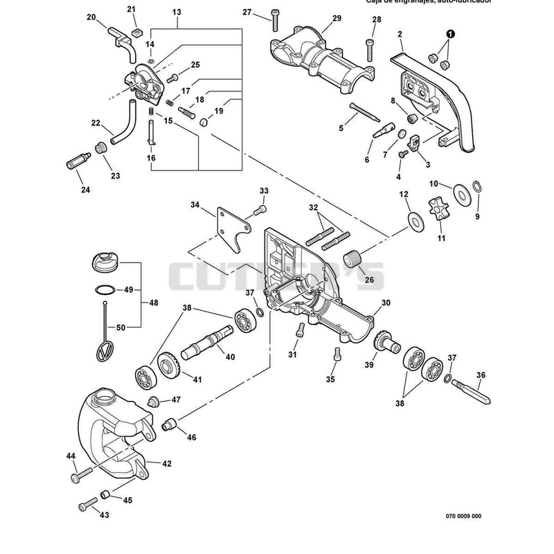 Gear Case, Auto-Oiler