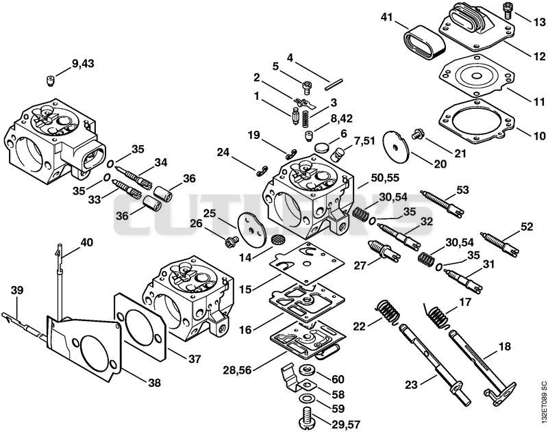 Carburetor HD-15, HD-17, HD-11, HD-10