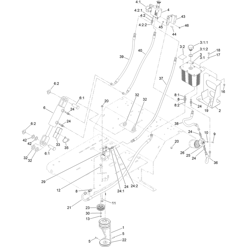 Auxiliary Hydraulic Assembly