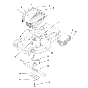 Engine and Blade Assembly
